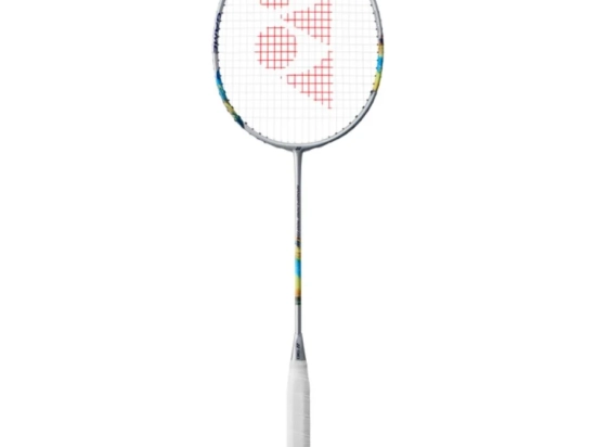 Raquette de badminton YONEX NANOFLARE 700 GAME Silver / Sky Blue (cordée)
