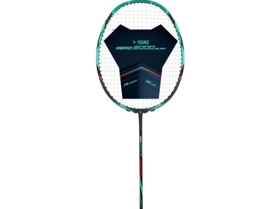 Raquette de badminton YOUNG AERO 9000 Blast Verte (non cordée)
