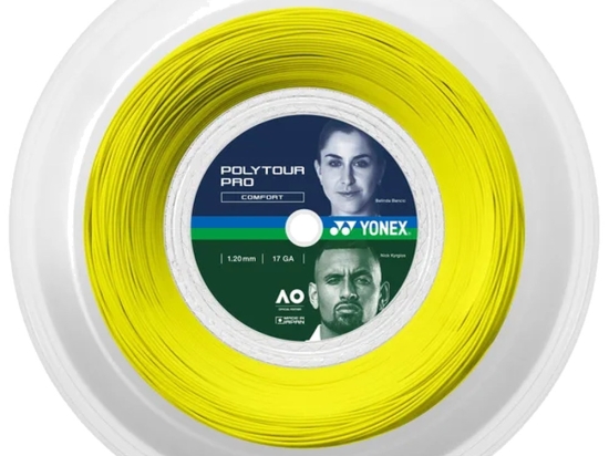 YONEX POLYTOUR PRO Jaune (bobine - 200m)