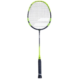 Raquette de badminton BABOLAT EXPLORER Noir/Jaune (cordée)