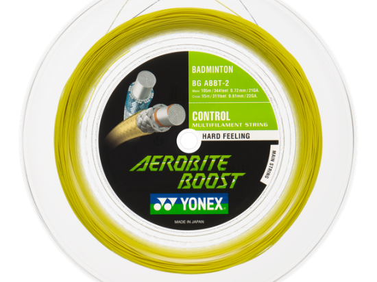 Cordage de badminton YONEX AEROBITE BOOST (bobine - 200m)