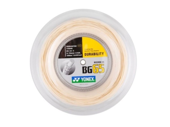 Cordage de badminton YONEX BG65 (bobine - 500m)