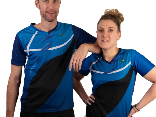 T-shirt GO INTO LIFE homme SPIRIT Bleu