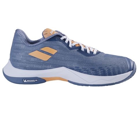 Chaussures de badminton BABOLAT femme SPIRIT 2 Grey/Coral