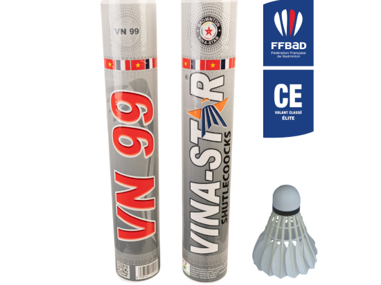 Volants de badminton plumes VINA-STAR VN 99