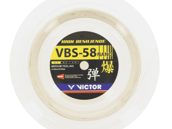 Cordage de badminton VICTOR VBS-58 Nano (bobine - 200m)