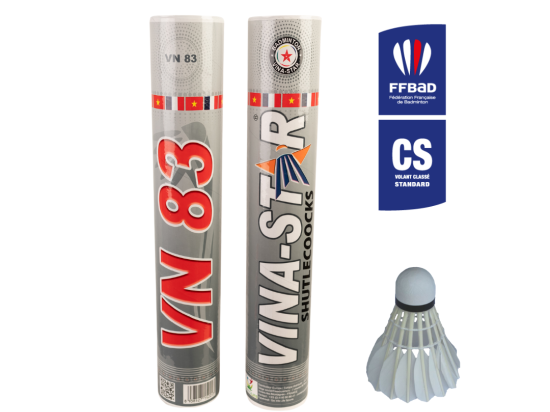 Volants de badminton plumes VINA-STAR VN 83