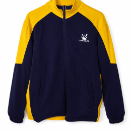 Veste Go Into Life (unisexe) Blue / Yellow (Logo GIL au dos)