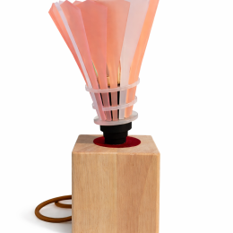 Lampe artisanale Boîte à p’ARTS Eva 170 – LED G9 & plumes modulables