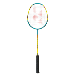 Raquette de badminton YONEX NANOFLARE E13 Turquoise/Jaune