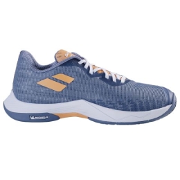 Chaussures de badminton BABOLAT femme SPIRIT 2 Grey/Coral