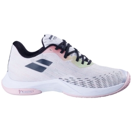 Chaussures indoor BABOLAT femme SHADOW SPIRIT 2 White/White