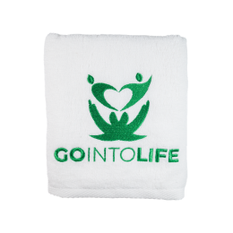 Serviette GO INTO LIFE sports 40 x 75 150g (blanche)